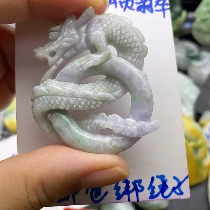 颈饰未镶嵌翡翠天然翡翠