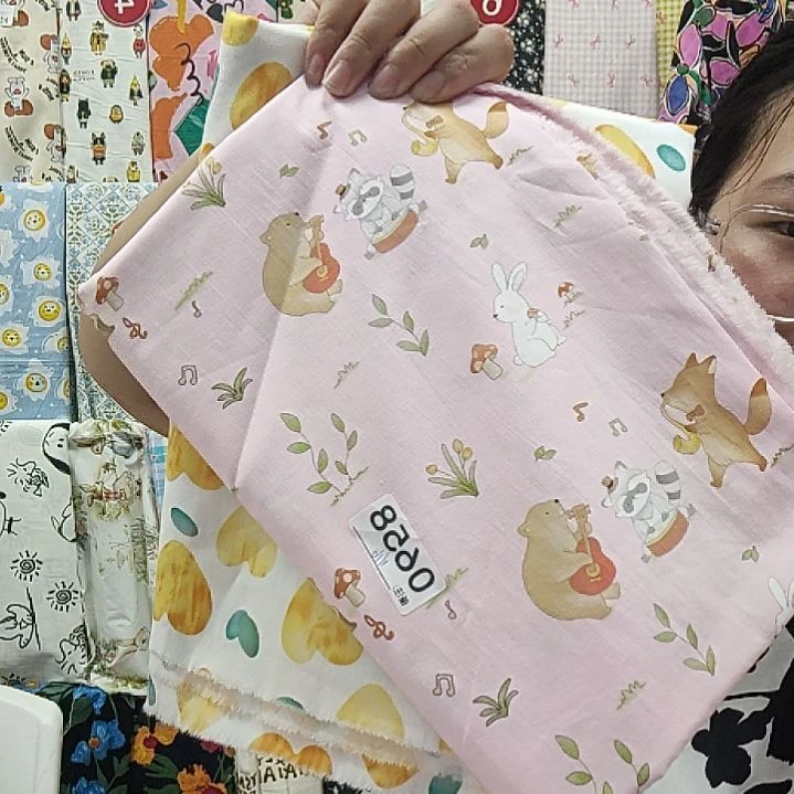 棉卡通棉布印花2米包邮