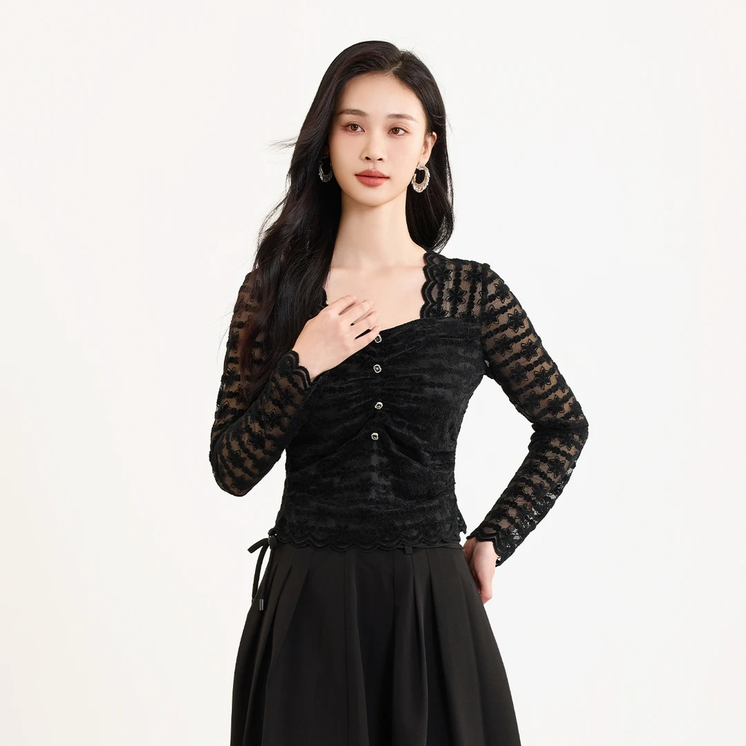 【柠檬专属】佳人苑春季雪纺衫JX412040