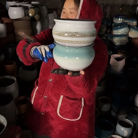 口19高13瑕疵盆子盆子