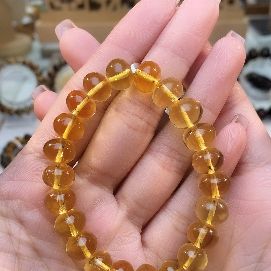 琥珀未镶嵌手链10➕