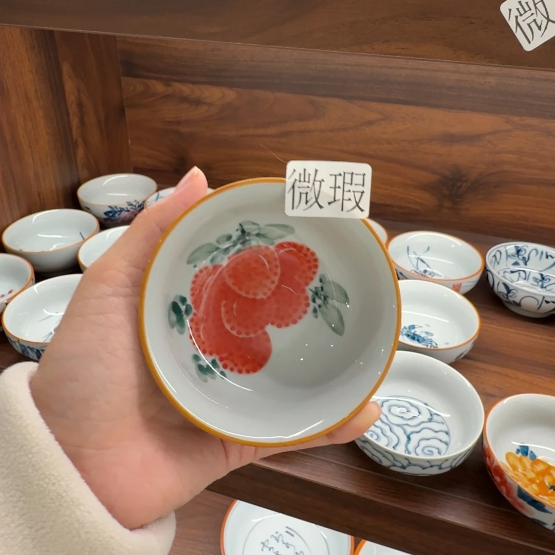 釉下彩纯手绘微瑕