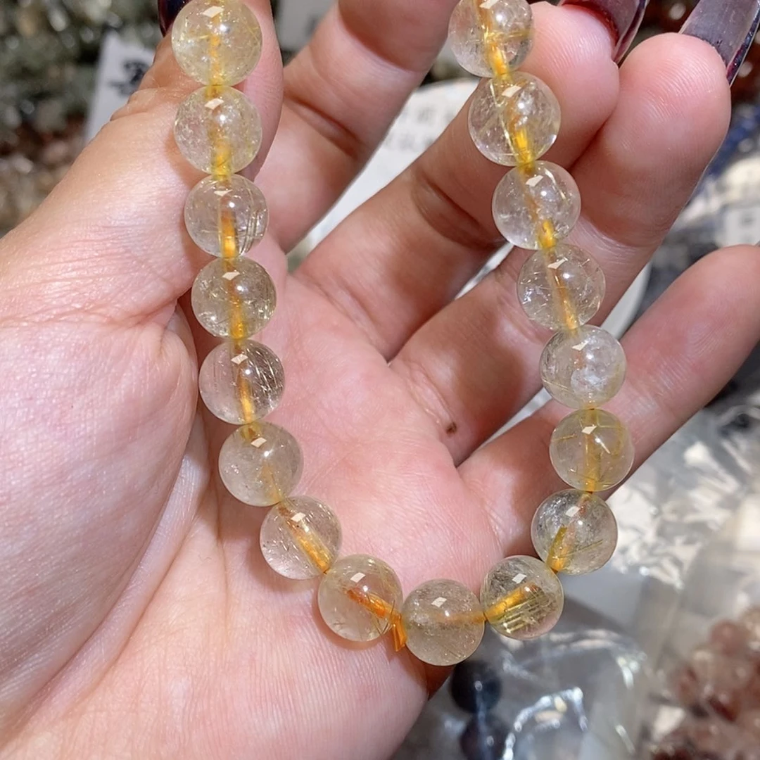 【闪购商品】水晶手串未镶嵌金发193
