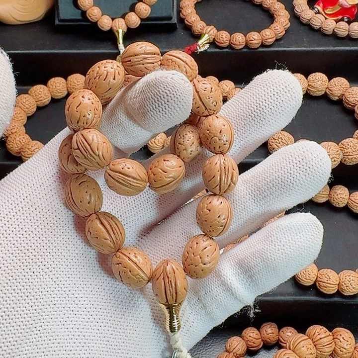 桃核吊坠独**二桃核手串