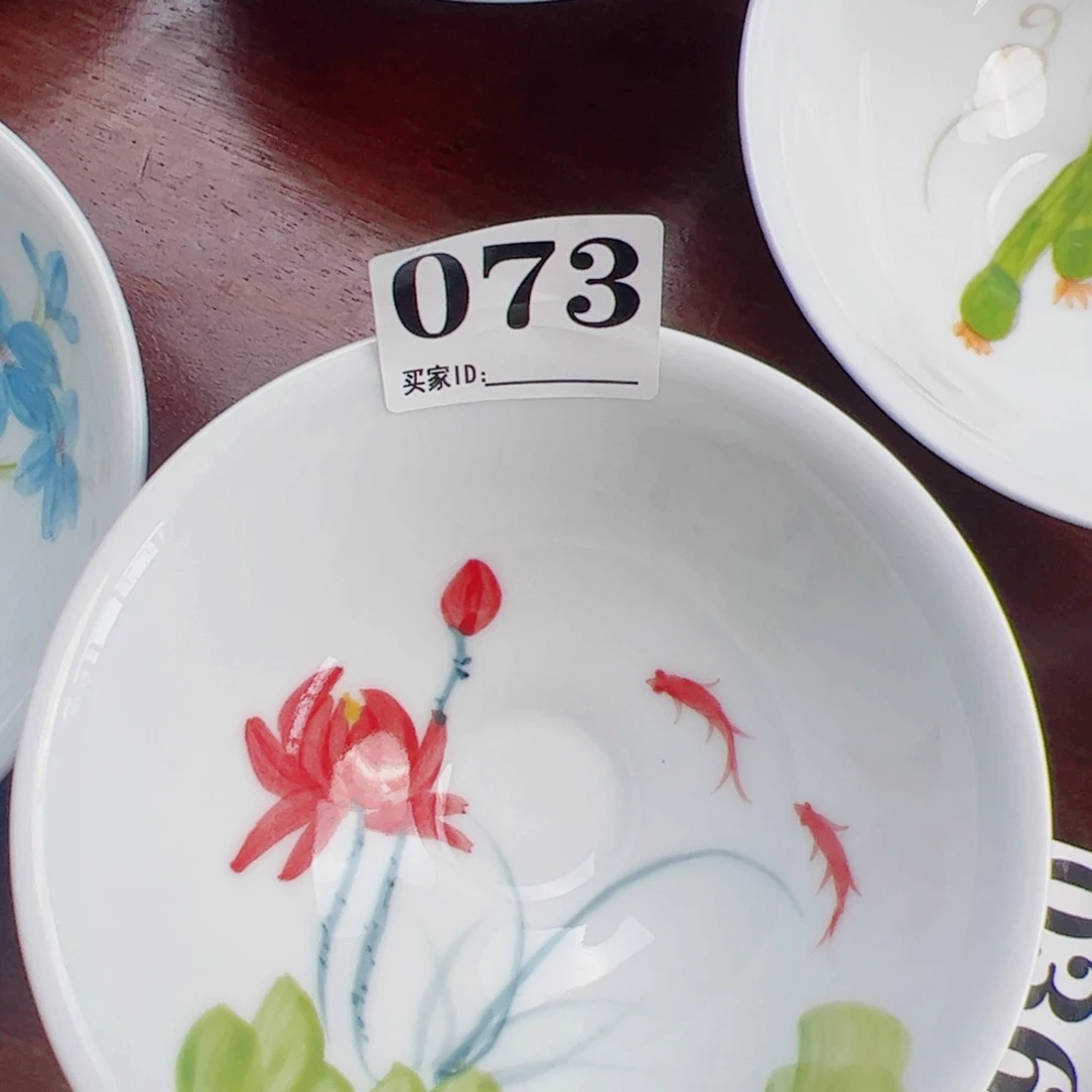 瓷片景德镇陶瓷手工手绘制作