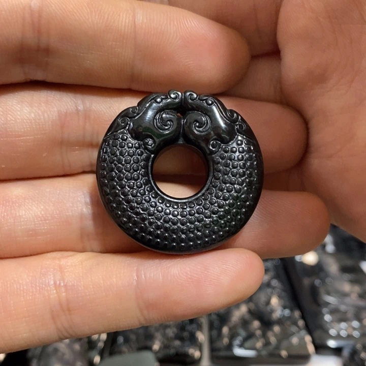 吊坠(不含链)未镶嵌翡翠龙扣