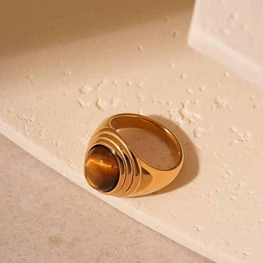 钛钢戒指 屿希 中古风美拉德轻奢高级感戒指M0179