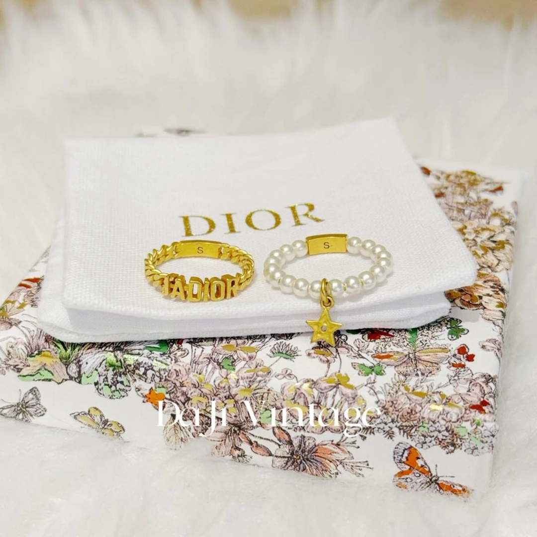 大吉中古/Dior迪奥金色珍珠套组