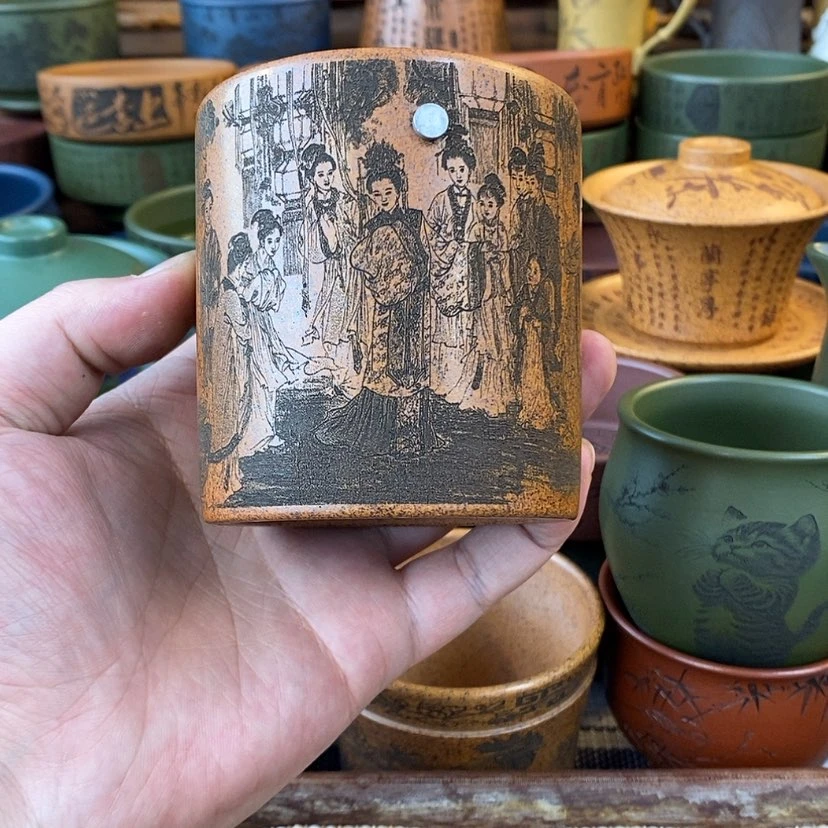 【闪购商品】紫砂杯子宜兴全手工紫砂杯