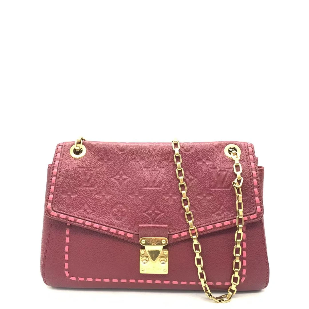 95新 LouisVuitton/路易威登 【安则专属】玫红色印花传奇邮差包