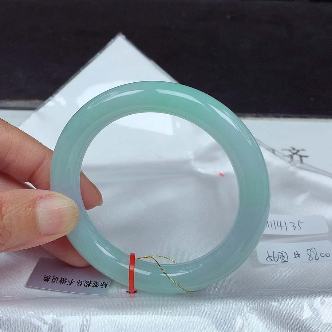 未镶嵌手镯翡翠56圈4135