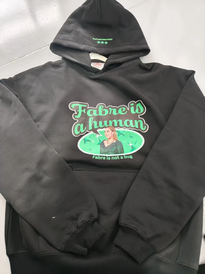 连帽树脂固色厚款常规款薄款卫衣秋冬印花情侣韩版