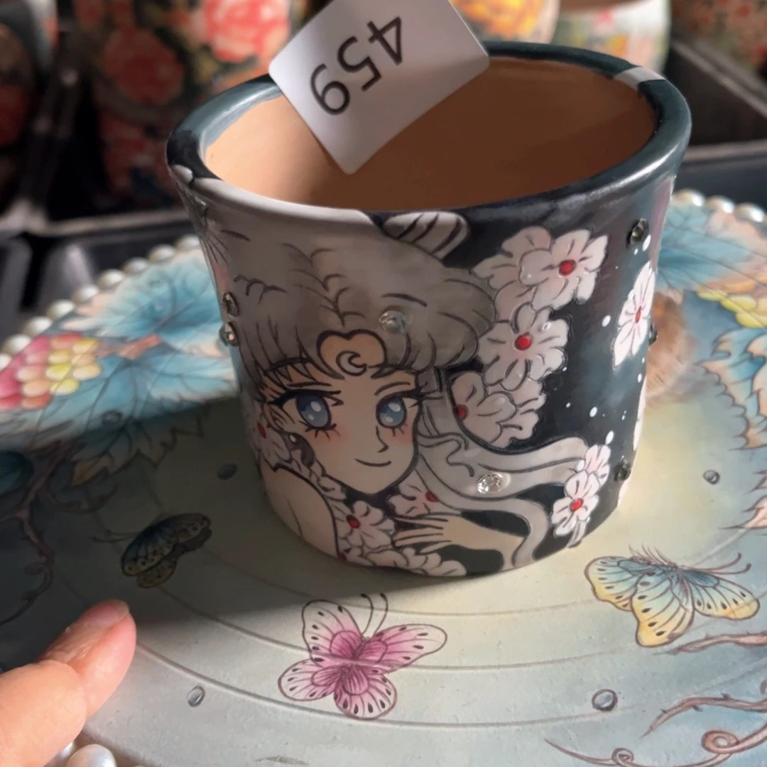 红陶小****斯459花盆1个