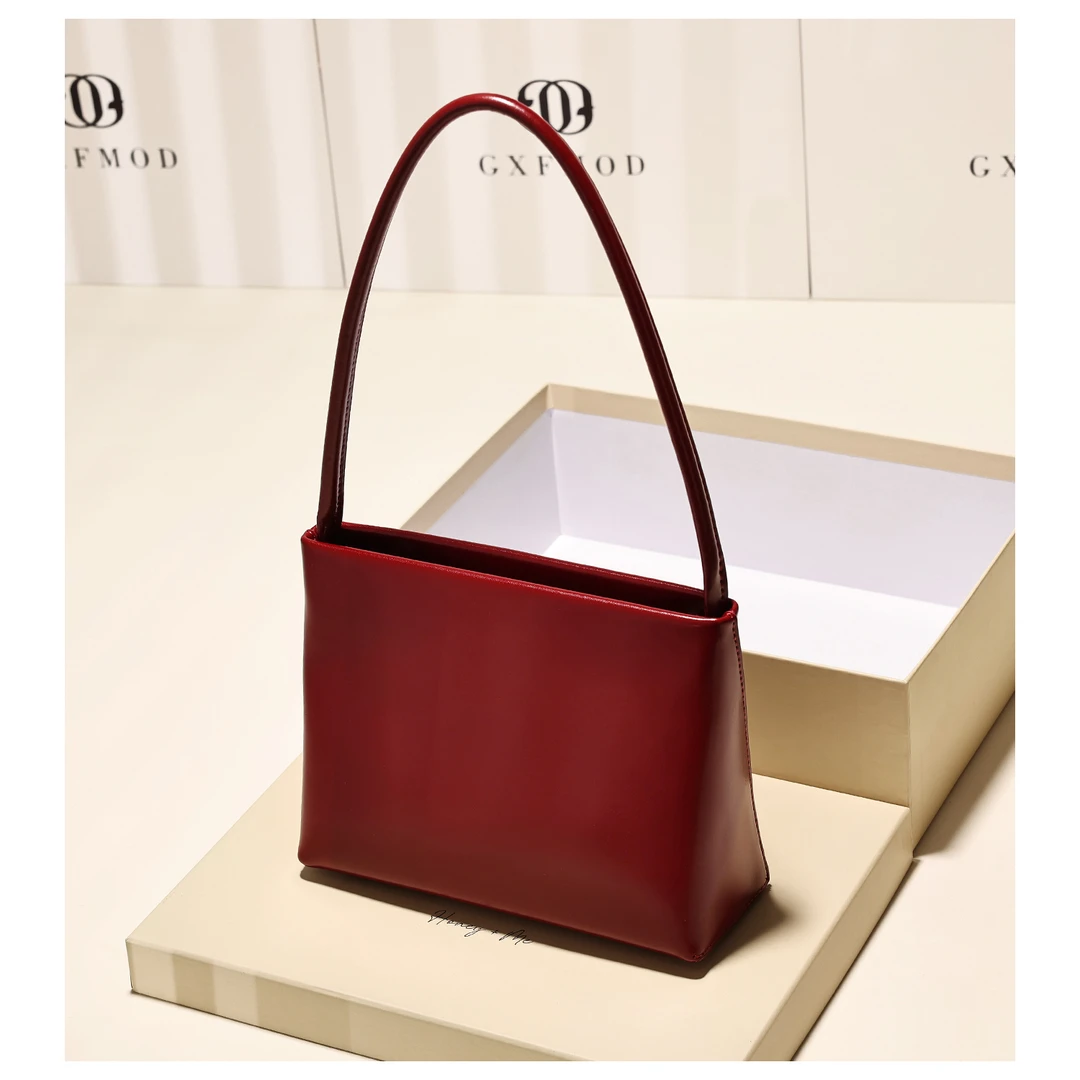 GXFMOD小众品牌法式红色包2025早秋流行结婚包气质新娘包单肩女包