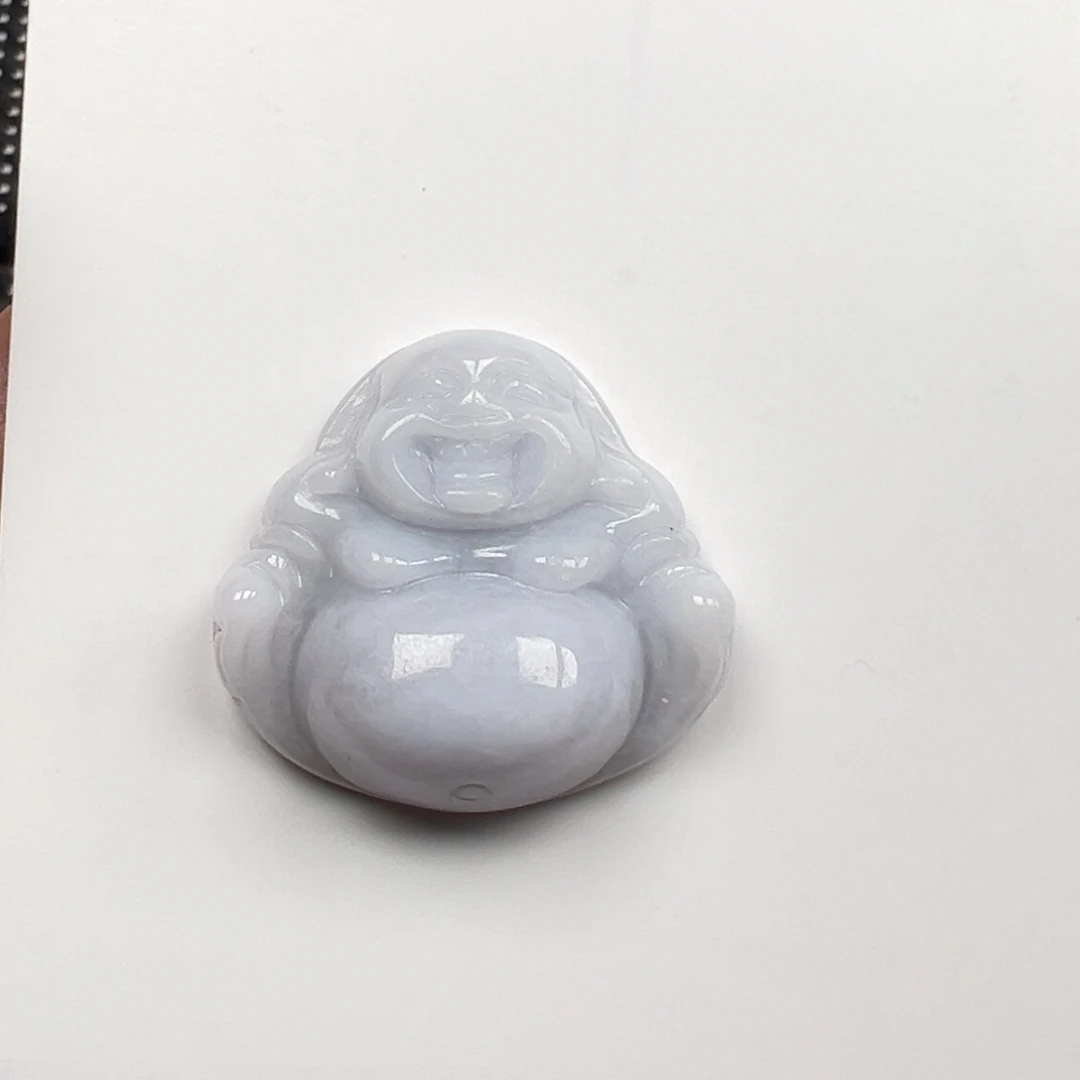 翡翠未镶嵌颈饰佛公