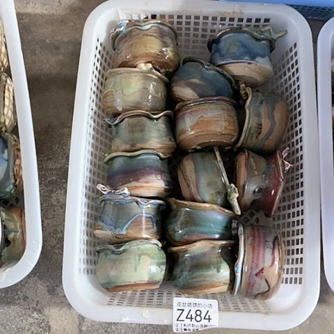 紫砂花盆484微瑕品口径5到5.5左右