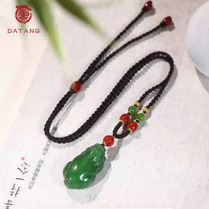 青龙貔貅和田玉项链X31828