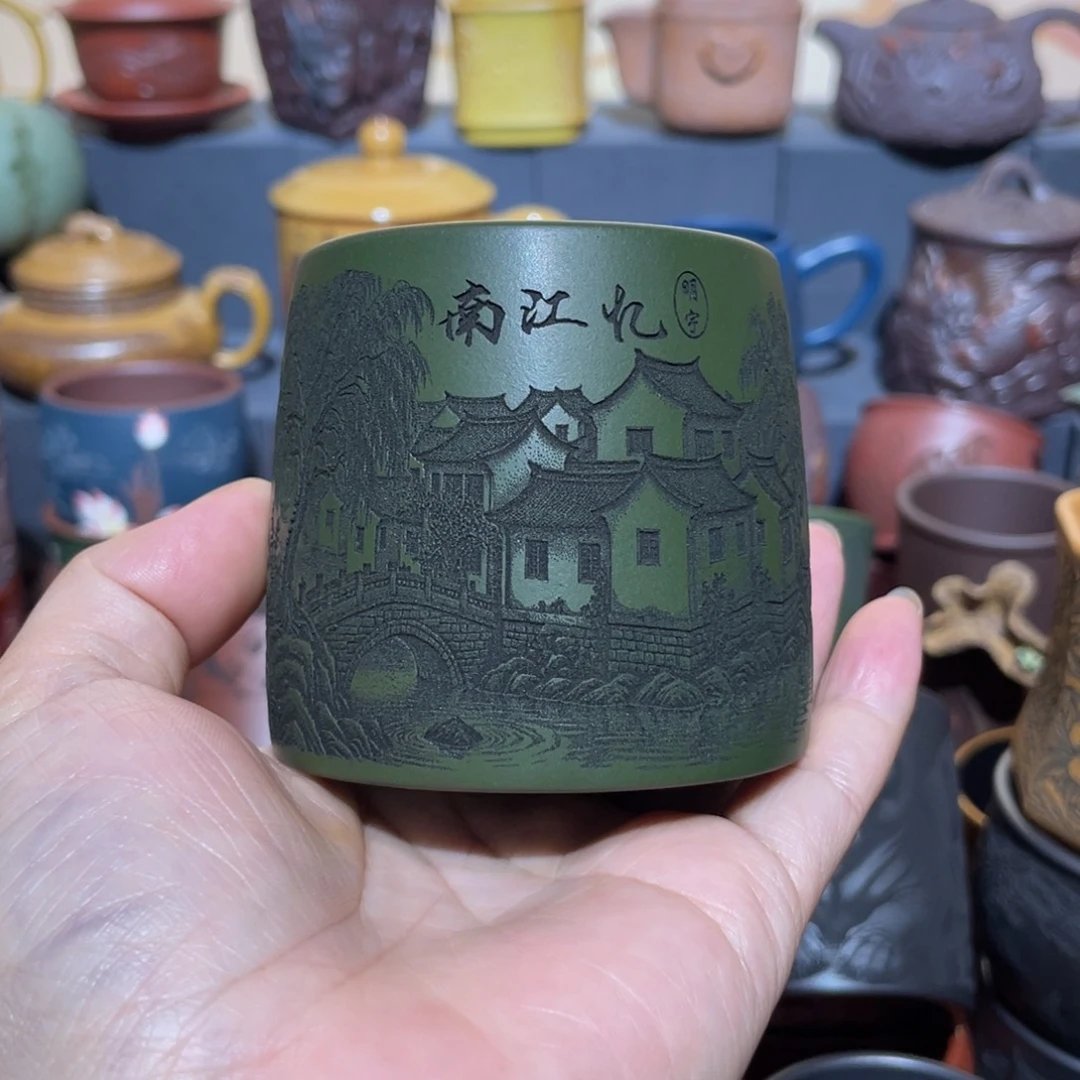 原矿紫砂手工主人杯