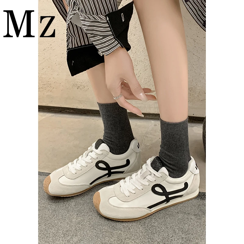 Mr.Zheng/淘小正/3cm/系带休闲百搭内增高德训鞋2025春新款运动鞋