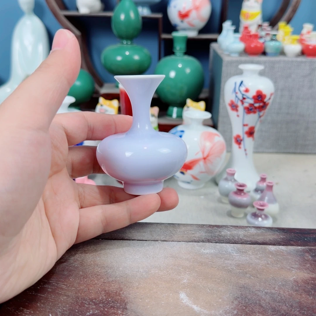 陶瓷手工小花器摆件
