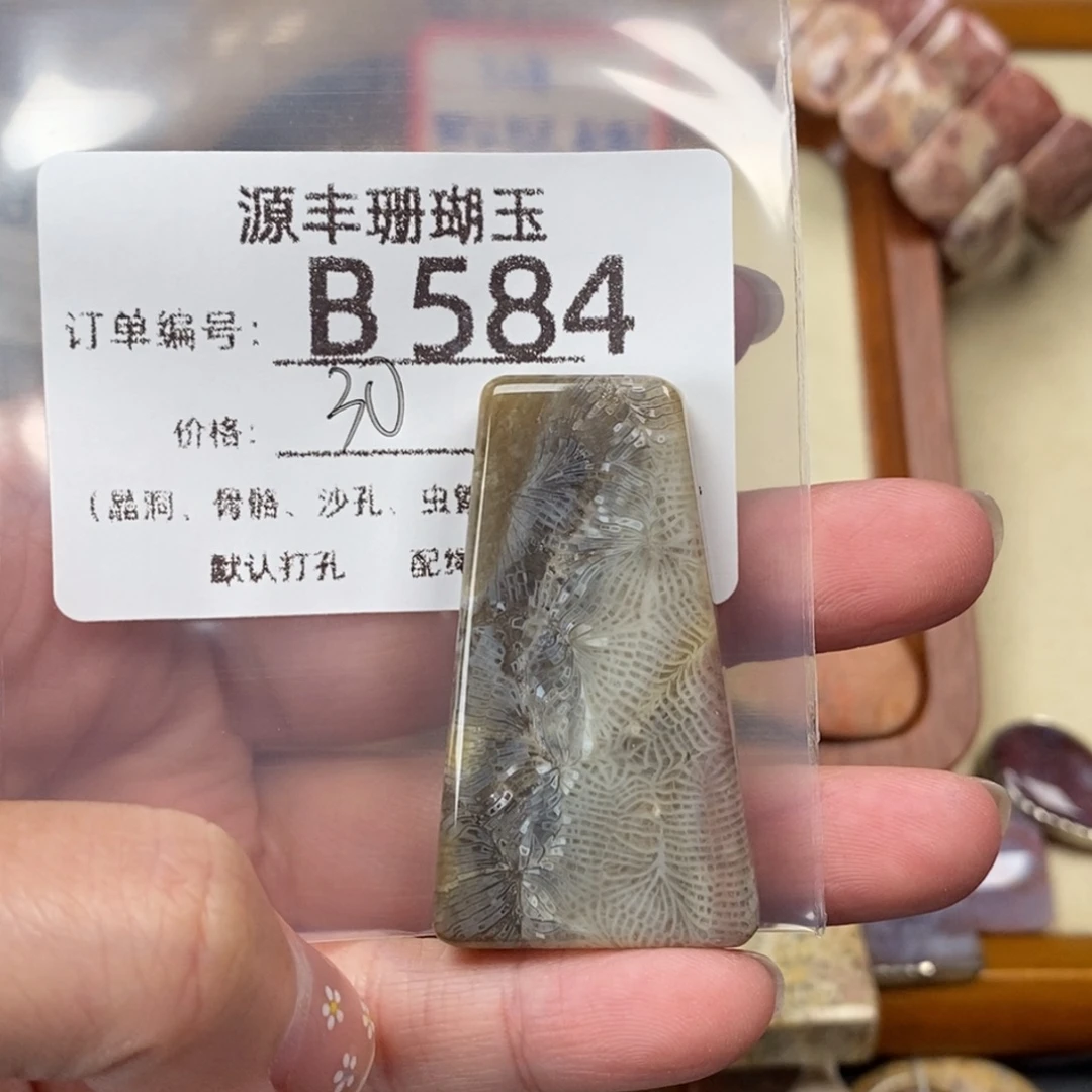 随***9硅化玉未镶嵌颈饰