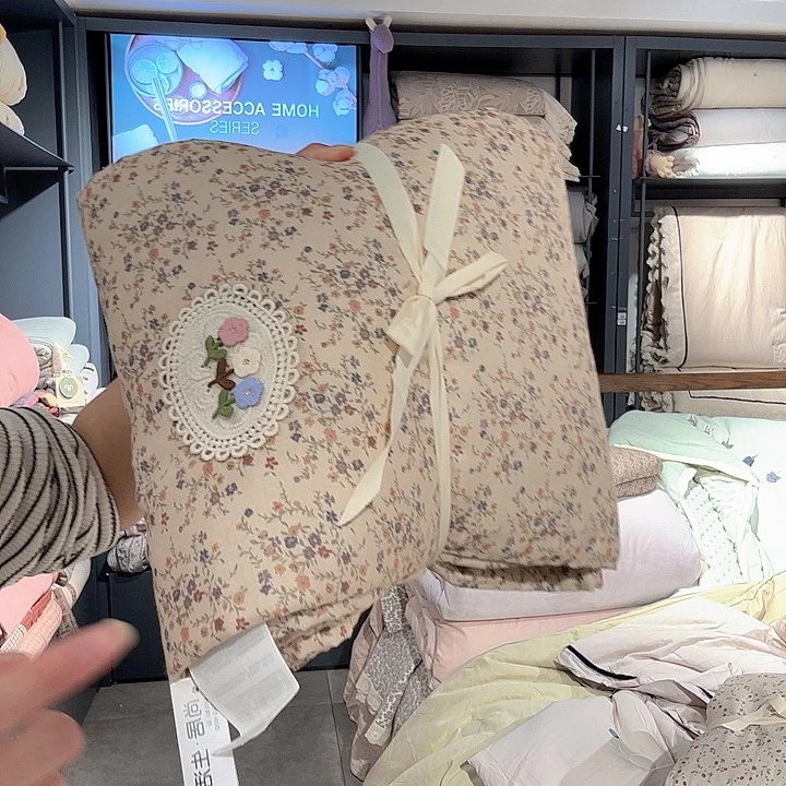 棉貂毛棉花双人被罩
