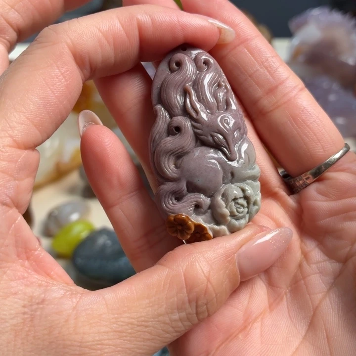 玛瑙/玉髓未镶嵌吊坠(不含链)