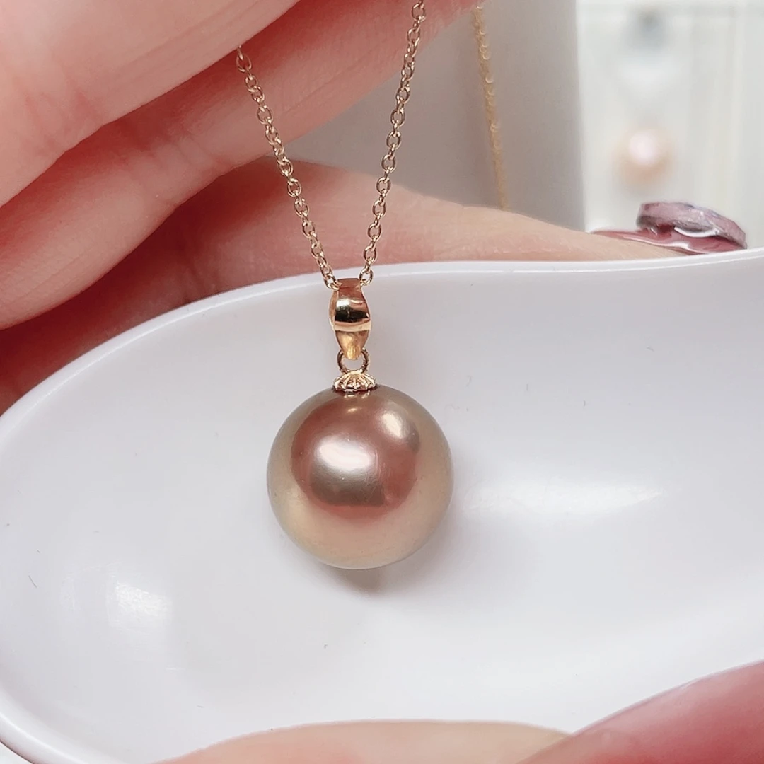 吊坠(赠链)银S925镶嵌淡水珍珠