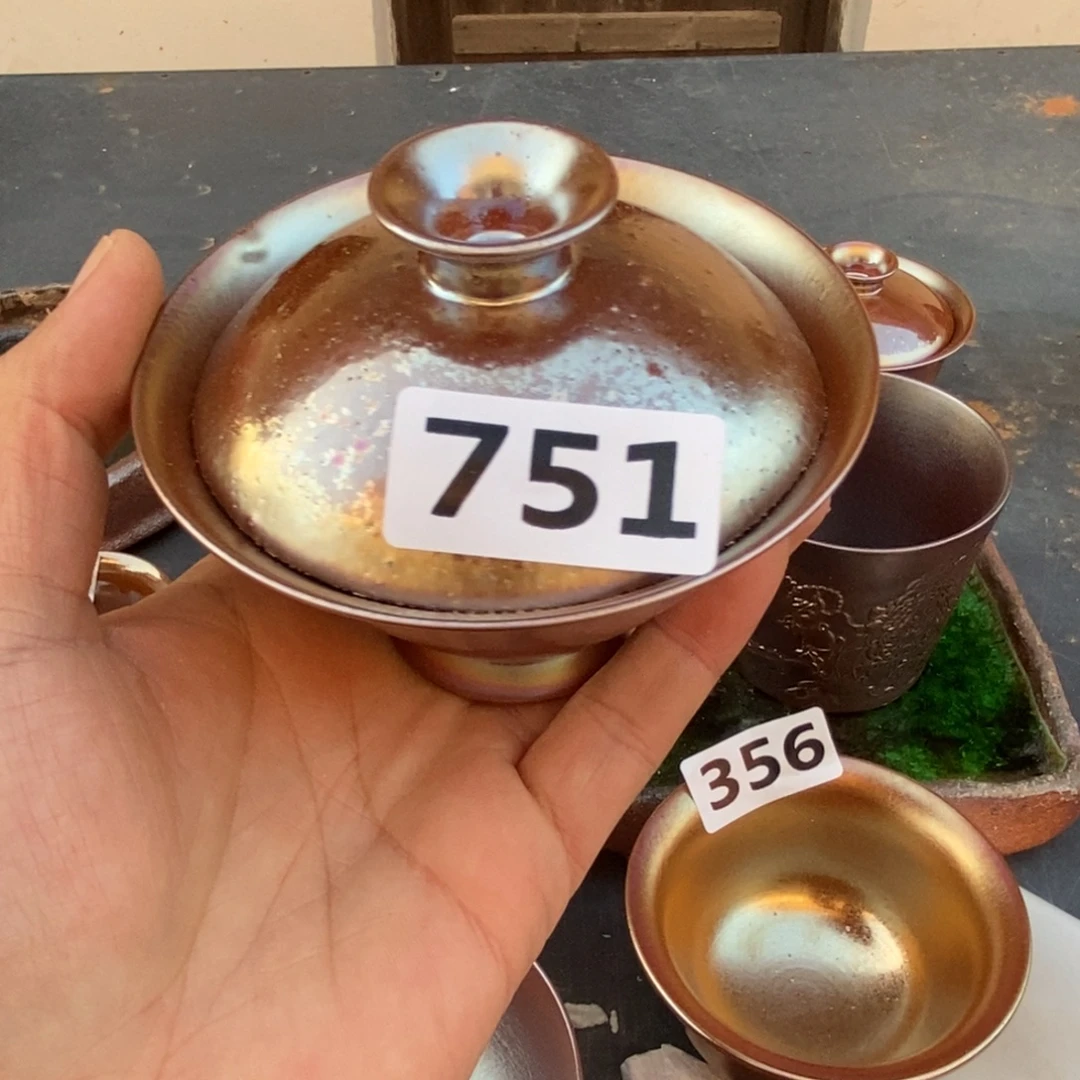 柴烧茶具陶瓷杯子