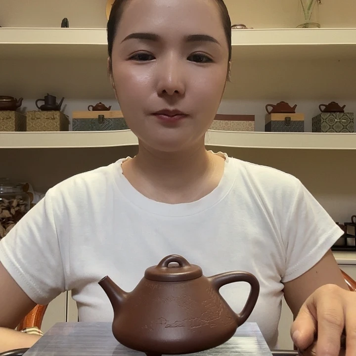 底槽青茶壶山水底槽清子冶300ml