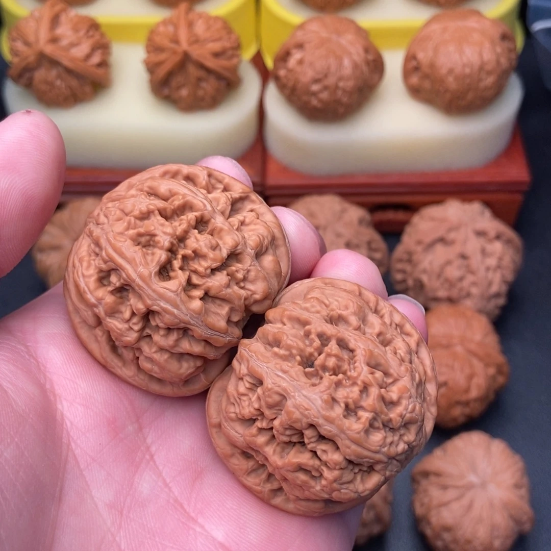 把件文玩核桃平谷球筋42