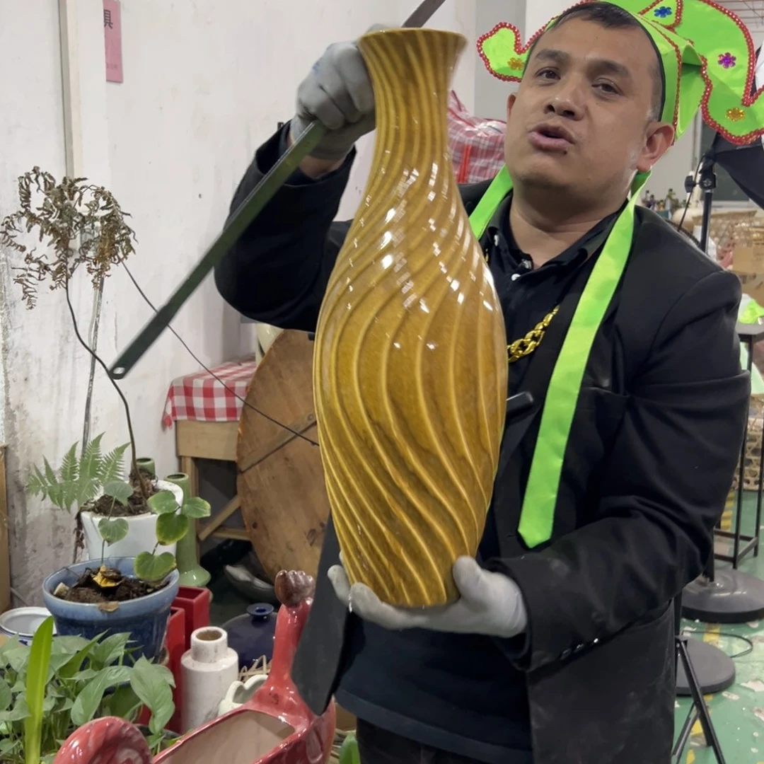 摆件20 号高中低温陶瓷工艺瓶（部分微瑕）