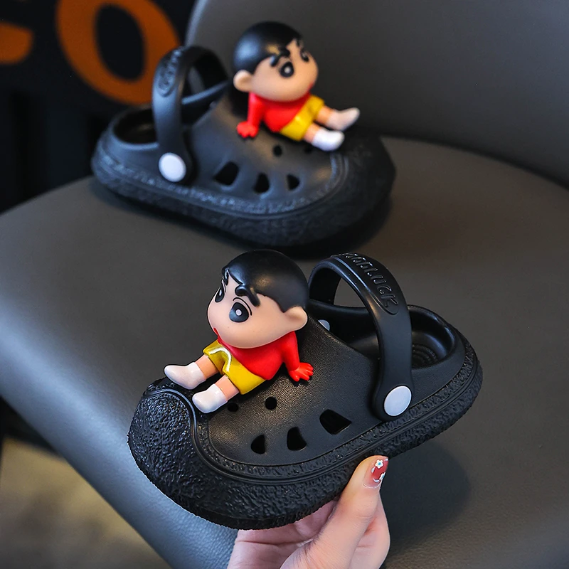 蜡笔小新儿童拖鞋男童室内防滑防臭家居家男孩夏季新款青少年女孩