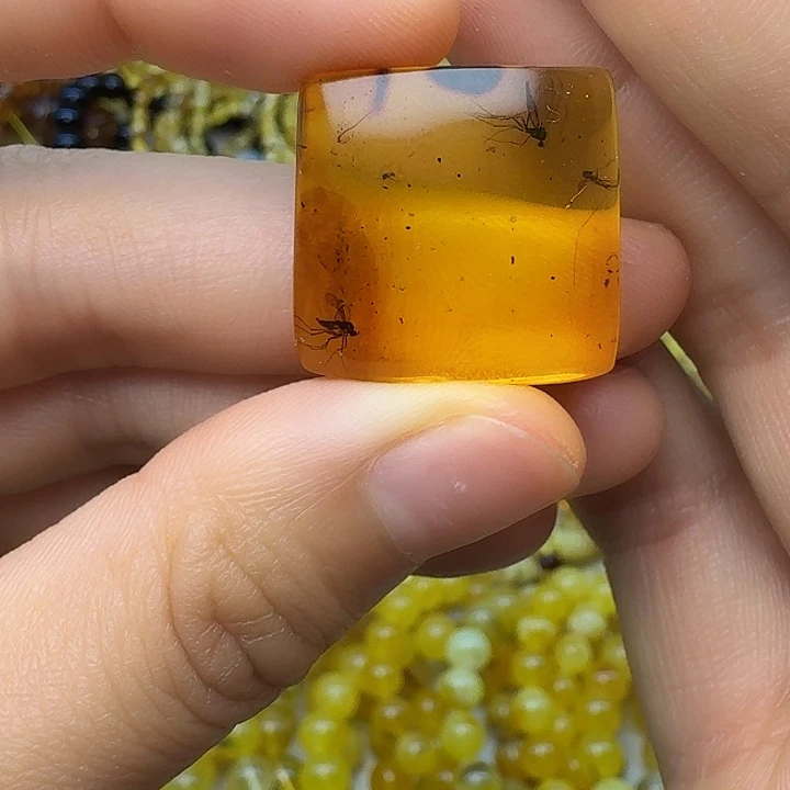 琥珀未镶嵌珠宝奇石