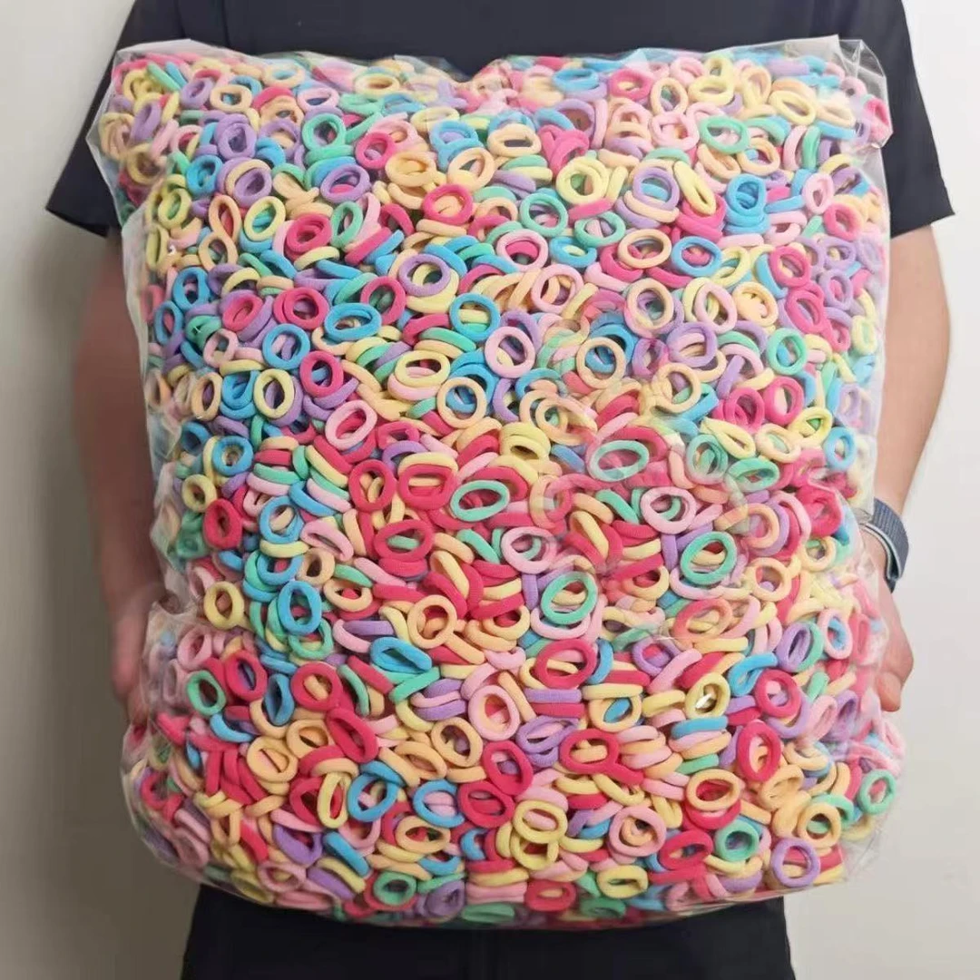 儿童发圈发绳头饰皮筋不伤发宝宝加厚可爱彩色头绳高弹力小发圈