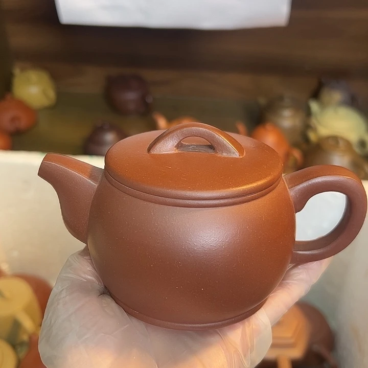 紫砂茶壶宜兴紫砂壶中曹清240