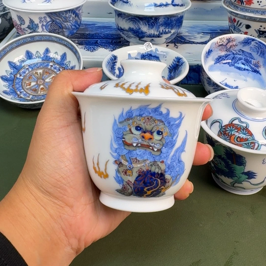 景德镇纯手绘茶具圆圆286