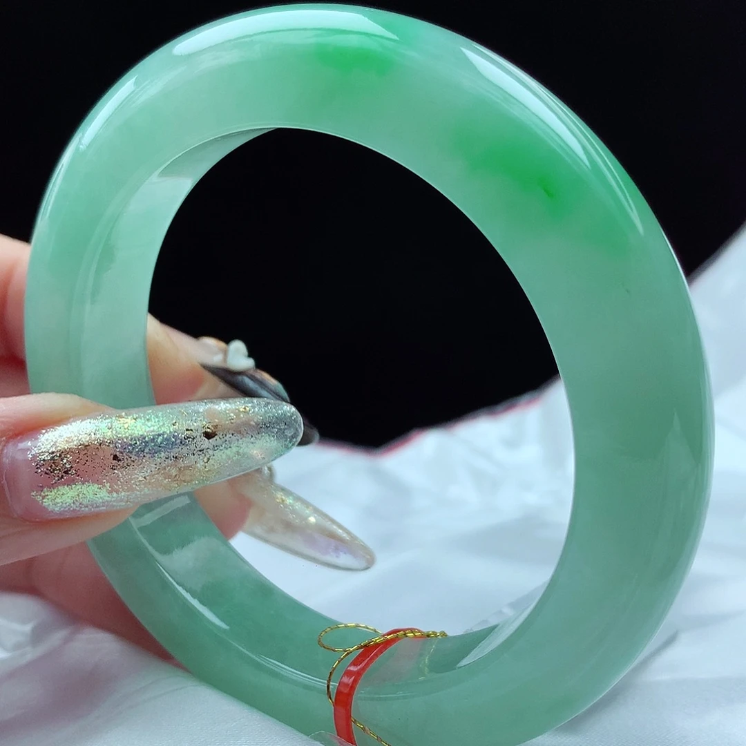 未镶嵌手镯翡翠56圈4468