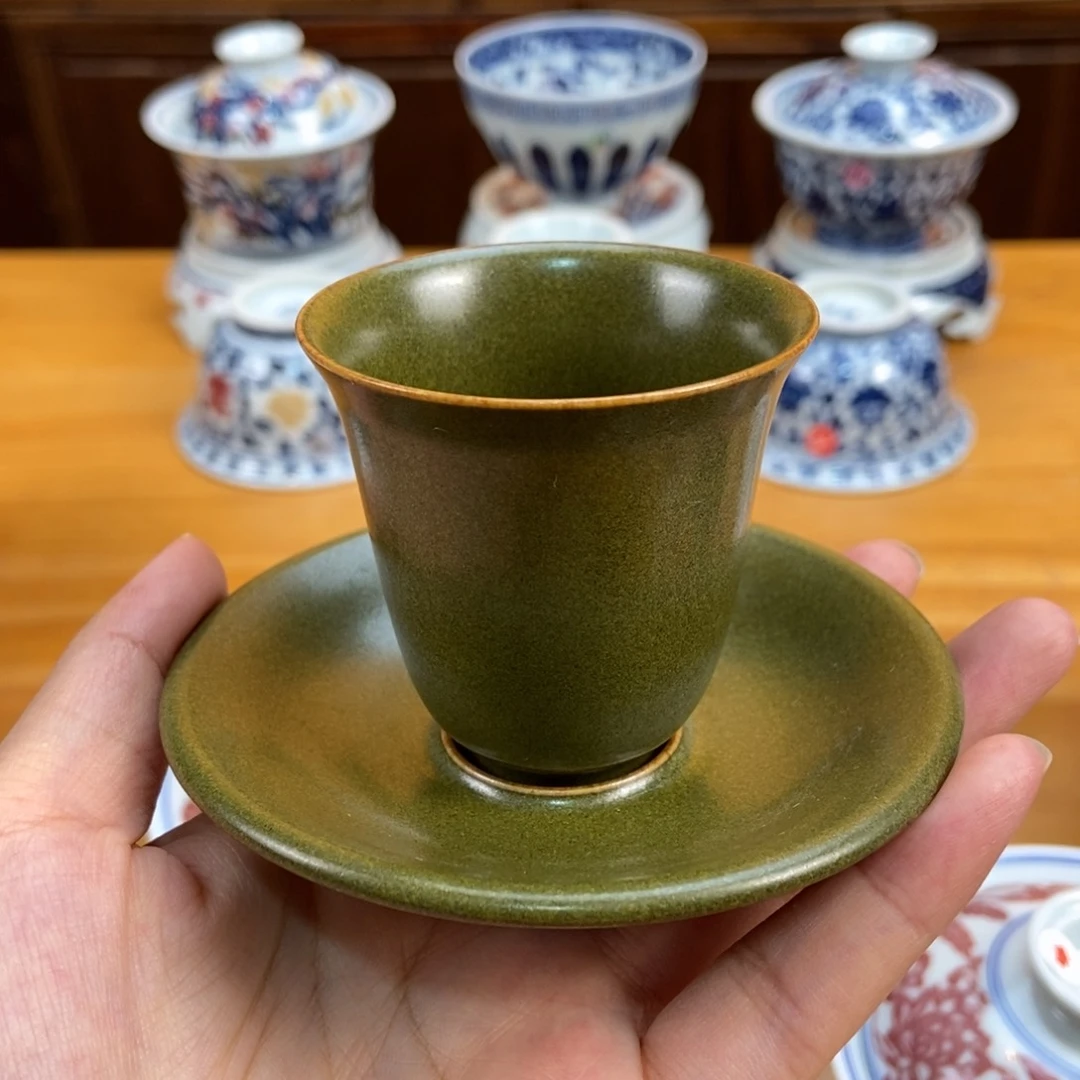 手绘现代茶具非古董