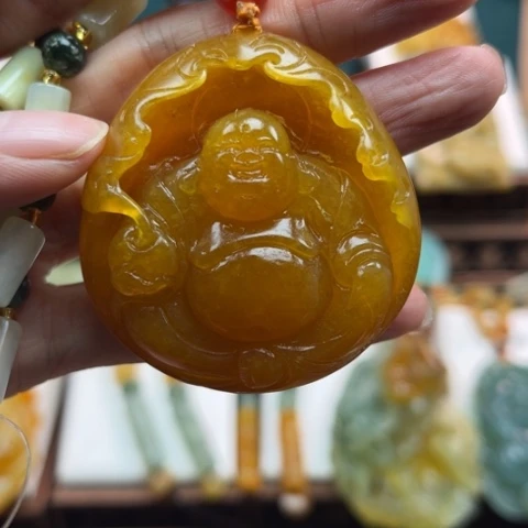 岫玉挂件未镶嵌挂件