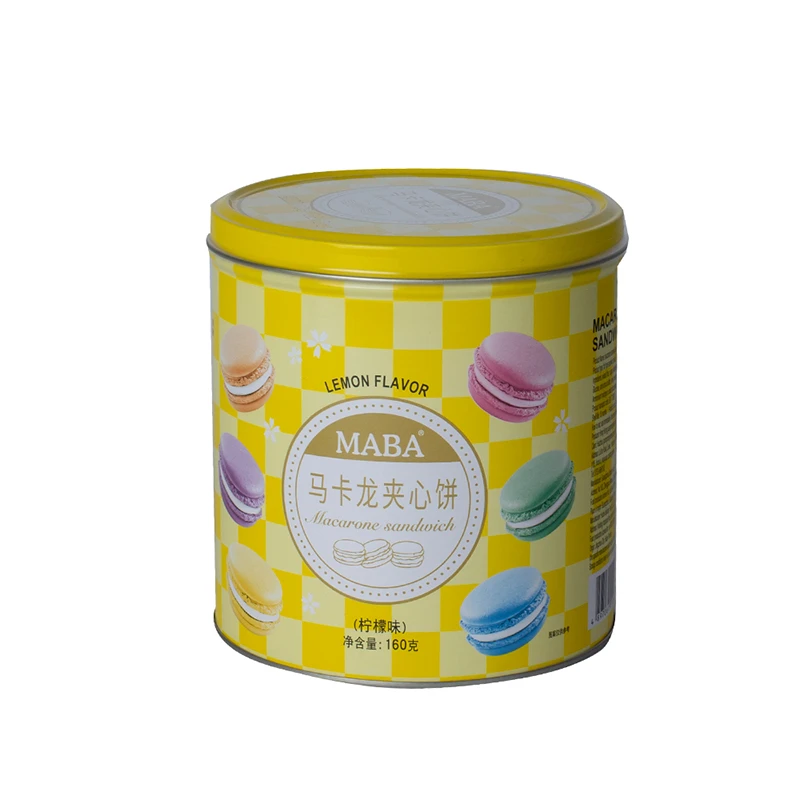 香港品牌MABA柠檬味马卡夹心饼干