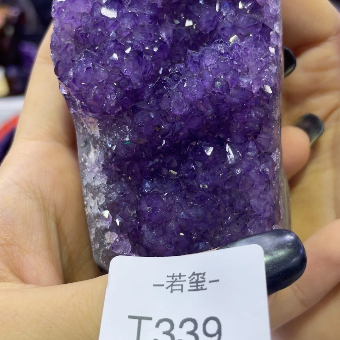 乌拉圭紫水晶摆件t339