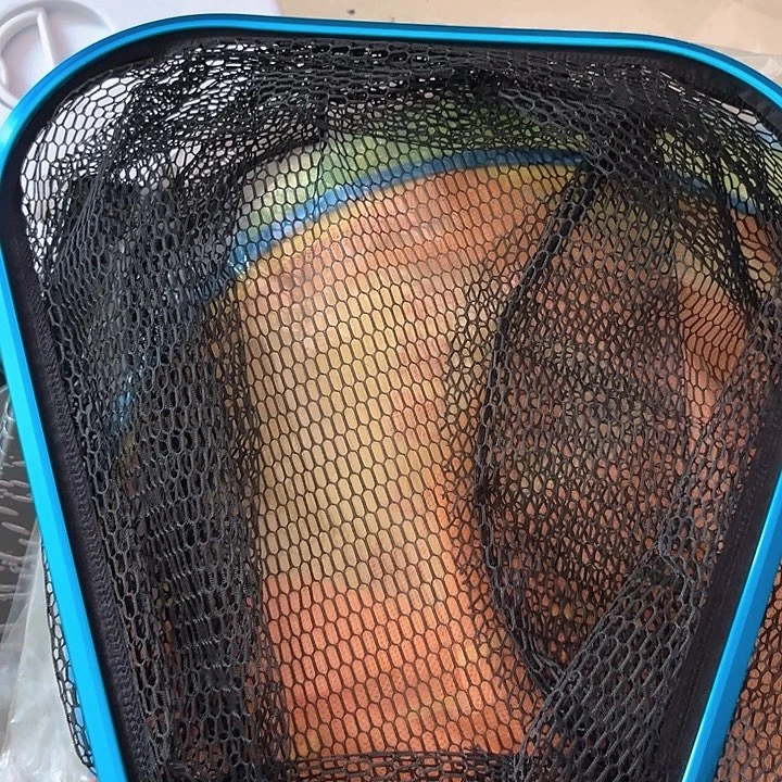 不挂胶抄网头。