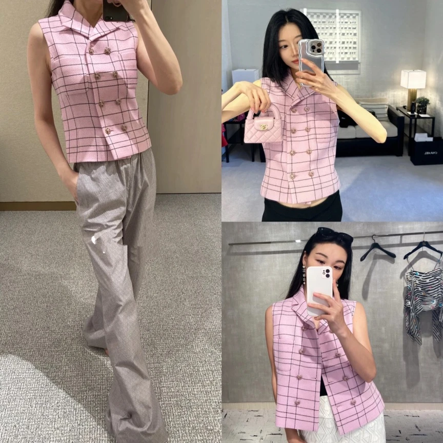 未使用 Chanel/香奈儿 马甲尺码34成色看直播GSS27538