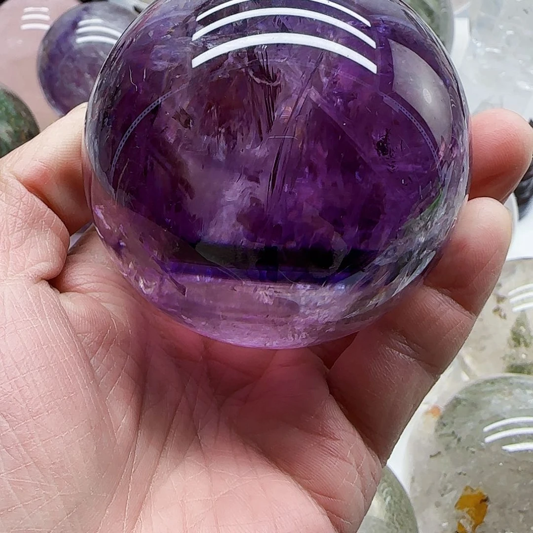 水晶球未镶嵌找**了天然