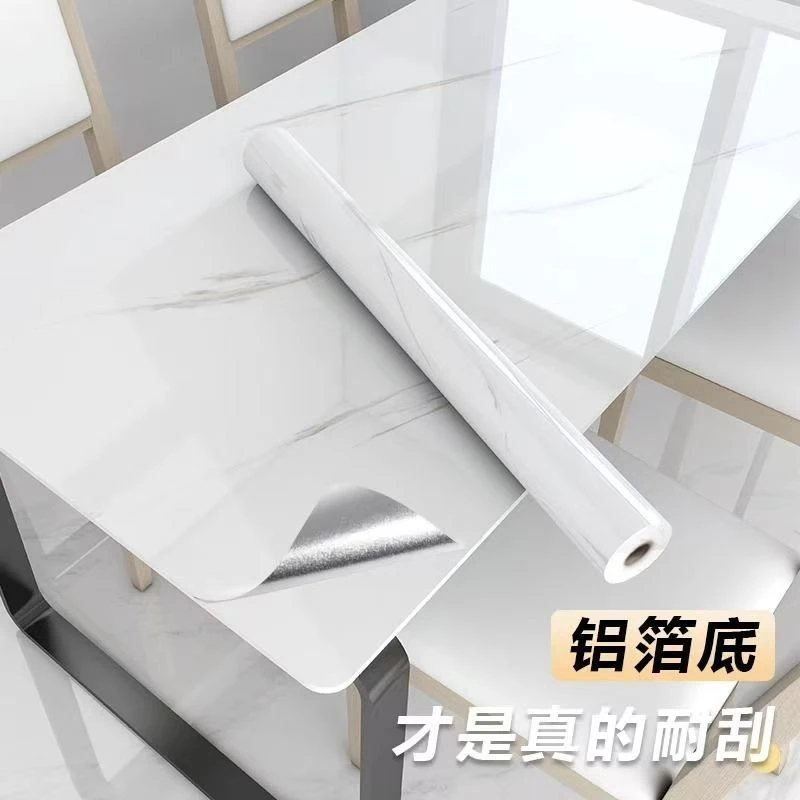 桌面大理石防水防油贴纸自粘防潮厨房耐高温灶台橱柜抽屉垫纸