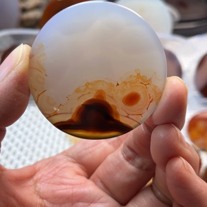 玛瑙/玉髓未镶嵌吊坠(不含链)