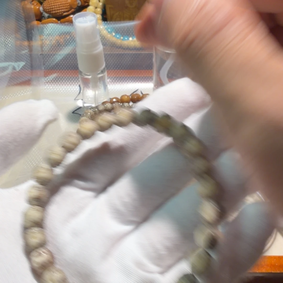 星月菩提吊坠9×8肌肉纹无相 18号