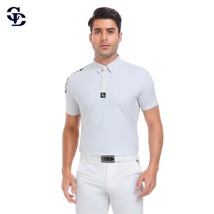 calladike高尔夫时尚男短袖夏新款速干无缝弹力修身T恤衫GOLF球衣