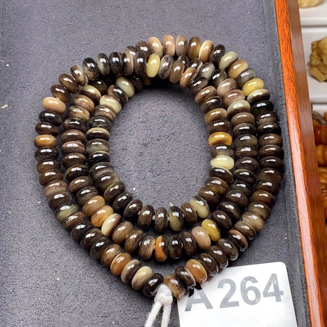 驼骨其他0.9驴蹄半蜜色138珠